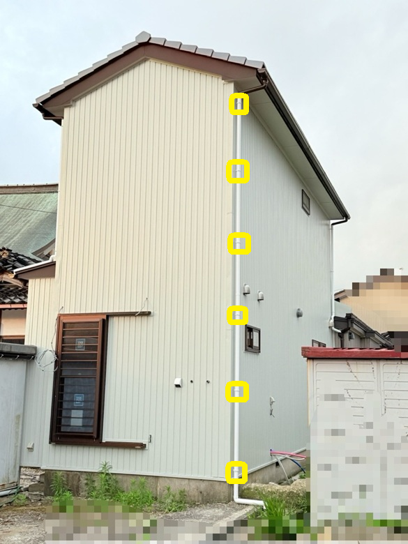 縦バンドで固定