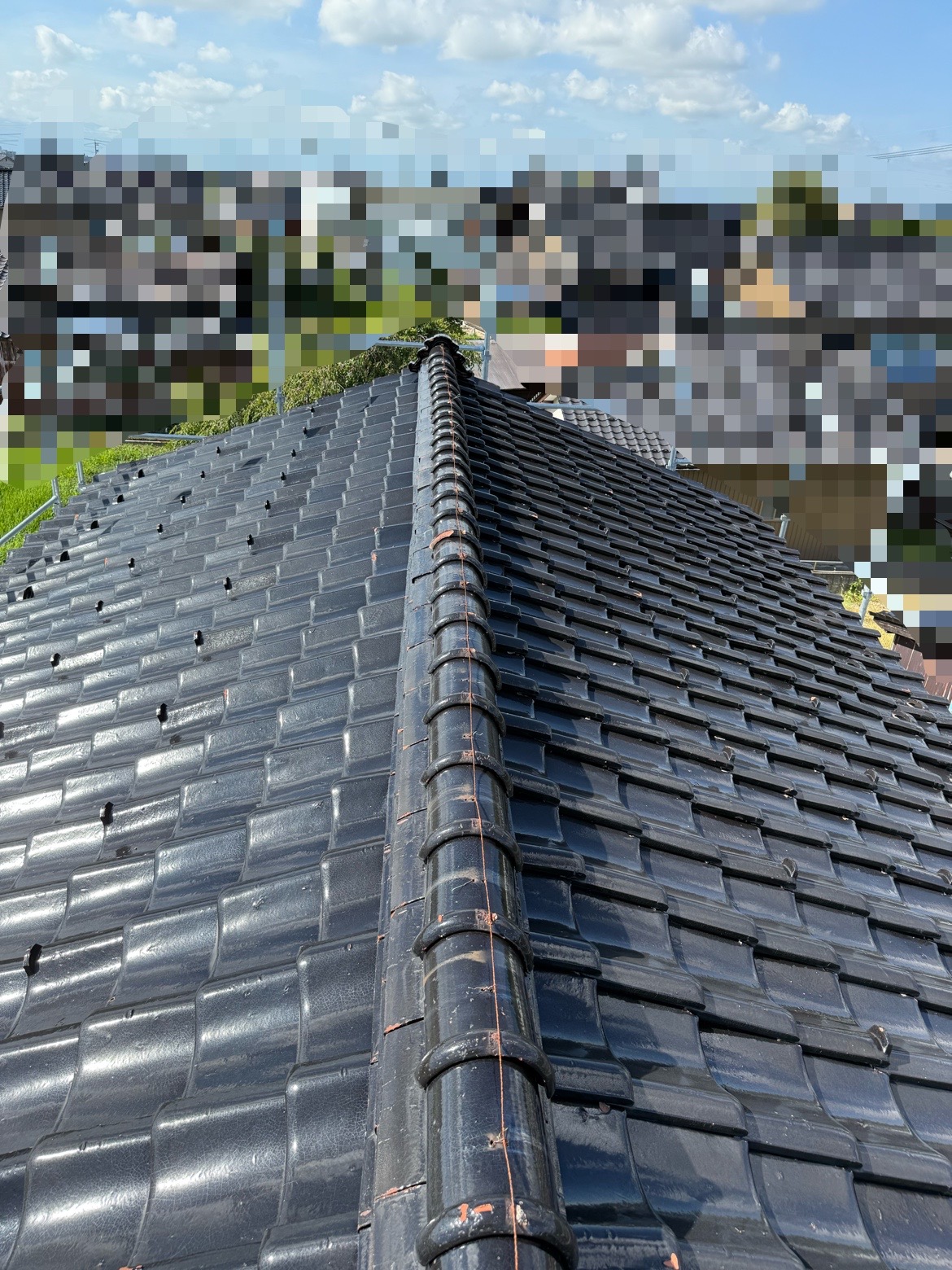 瓦屋根からセネターにリフォーム