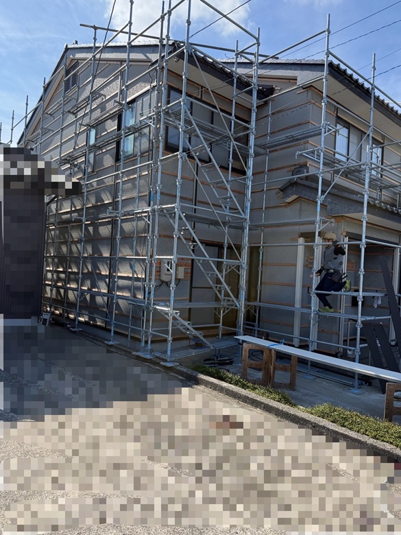 外壁下地　胴縁設置