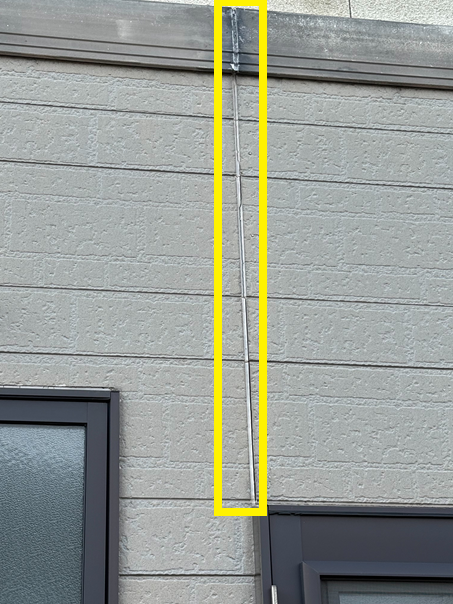 サイディングの目地部分のシーリングの劣化