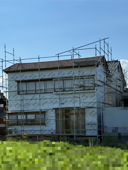 セネターに葺き替え