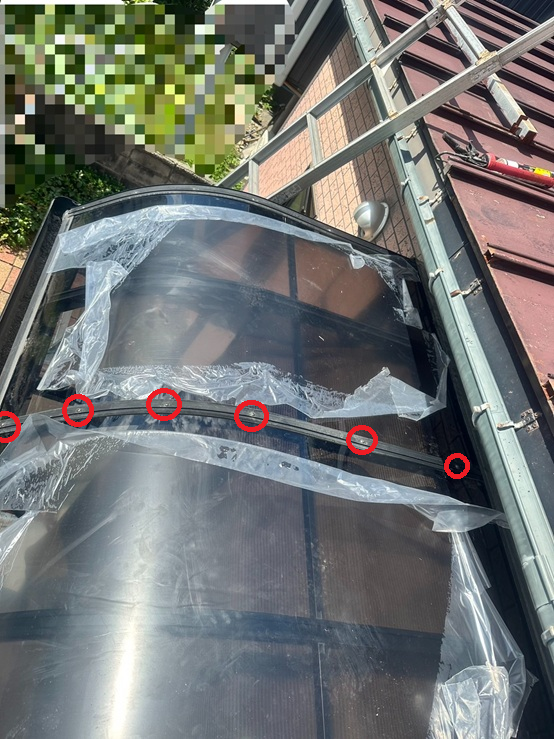 新しいパネルを設置していきます