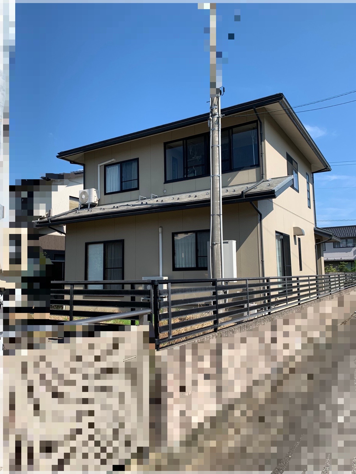 スレート屋根リフォーム工事前