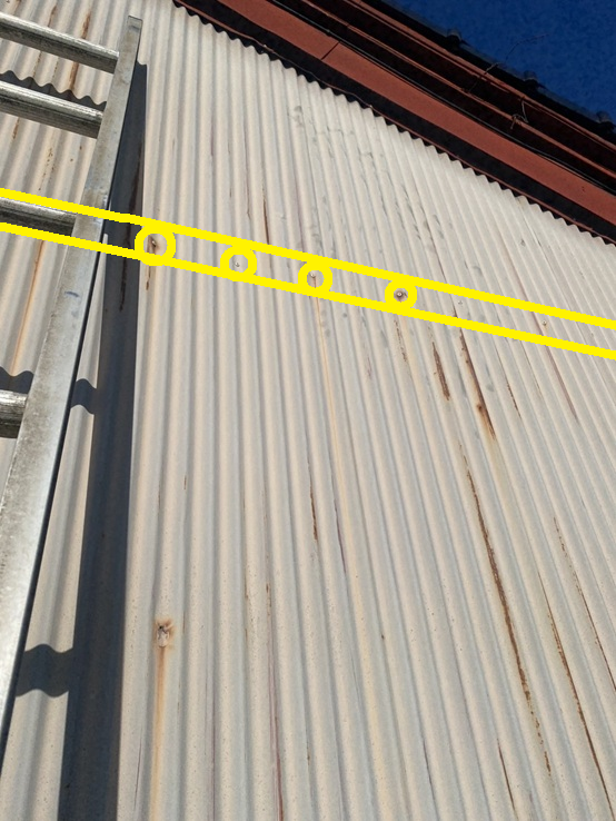 ビスで固定しました