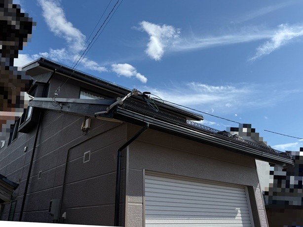 雪止めネット設置 完了！