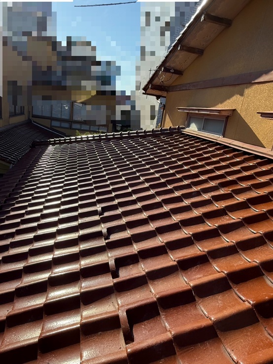 葺き直し工事施工完了