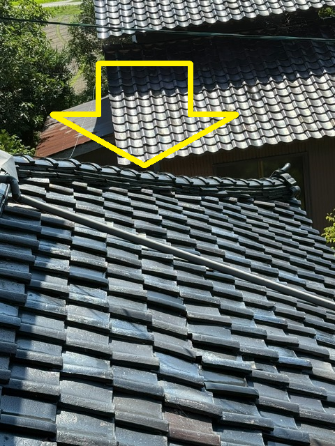 隅棟も歪んでいます