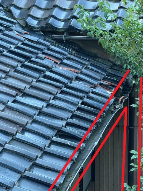 雨どい交換を行います