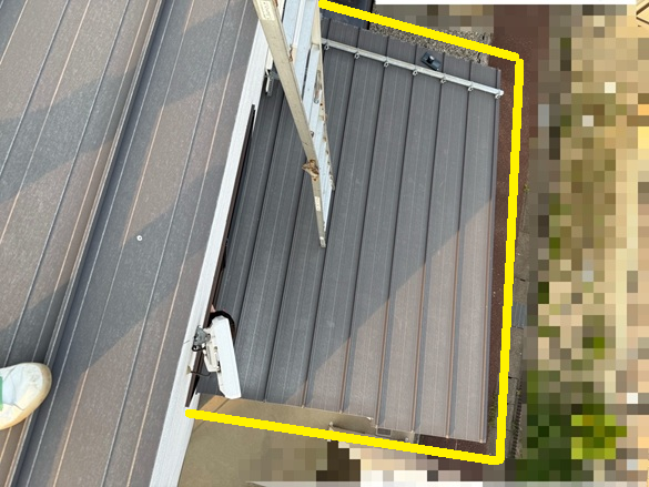 白サビが出ているガルバのカバー工事ご検討中