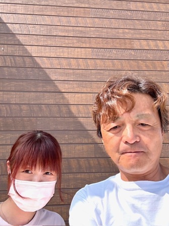 鳥の巣撤去後お客様写真