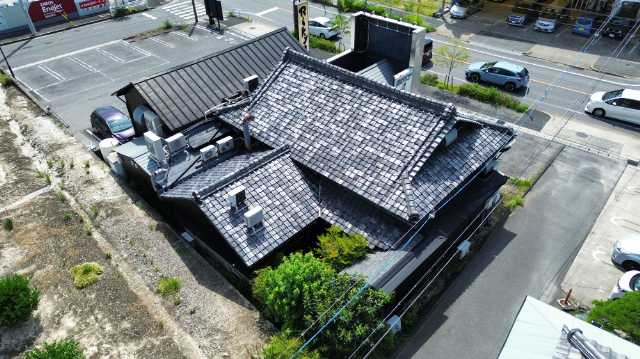別角度の屋根全景