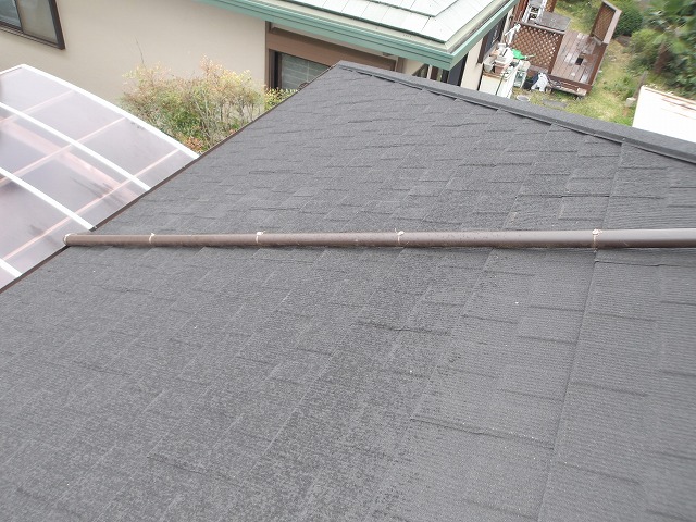 呼び樋を針金で固定