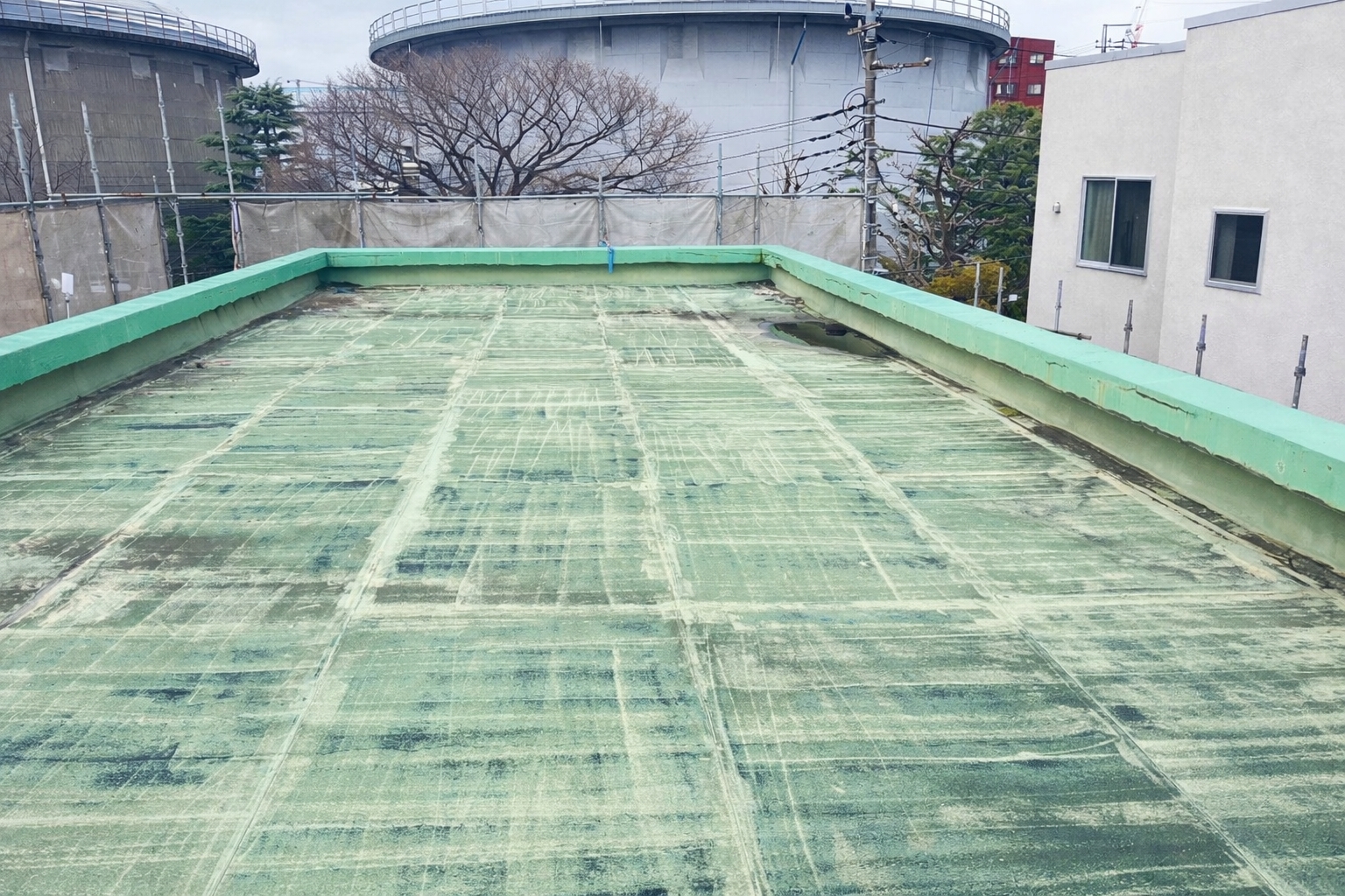 屋上全体の摩耗状況(1)