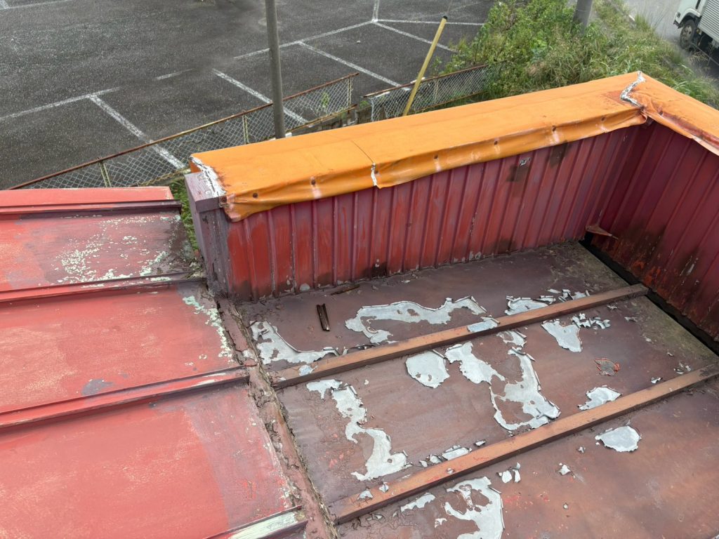 立ち上がり周辺の屋根