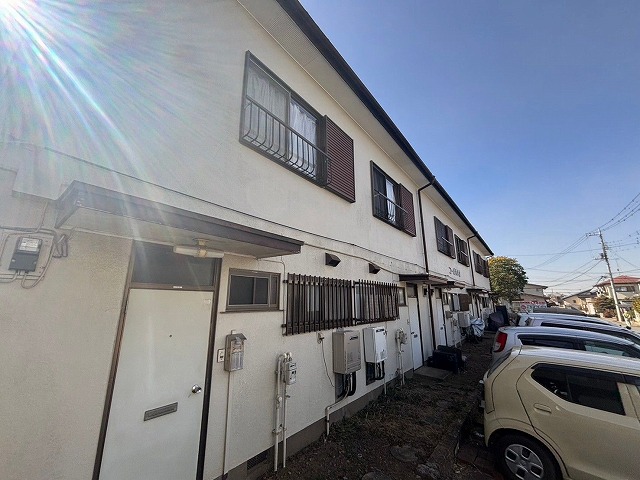 長屋外壁の全体状況