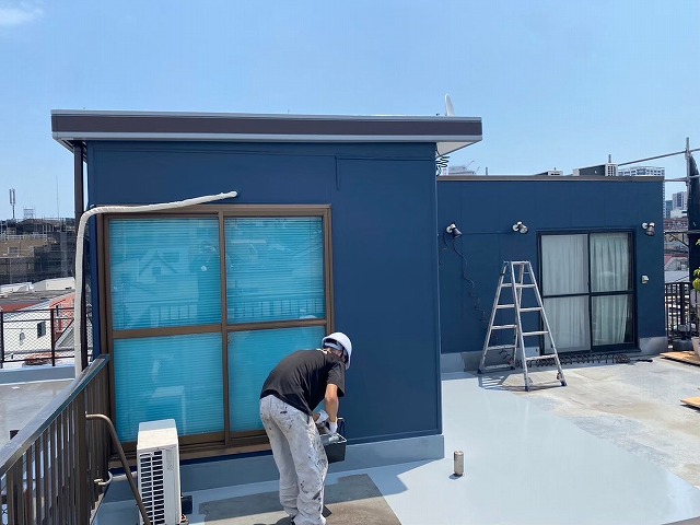 立上り部・細部の塗装