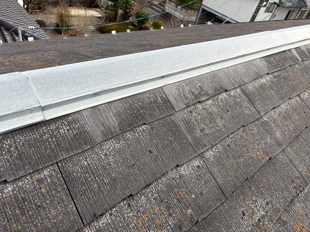屋根チョーキング写真
