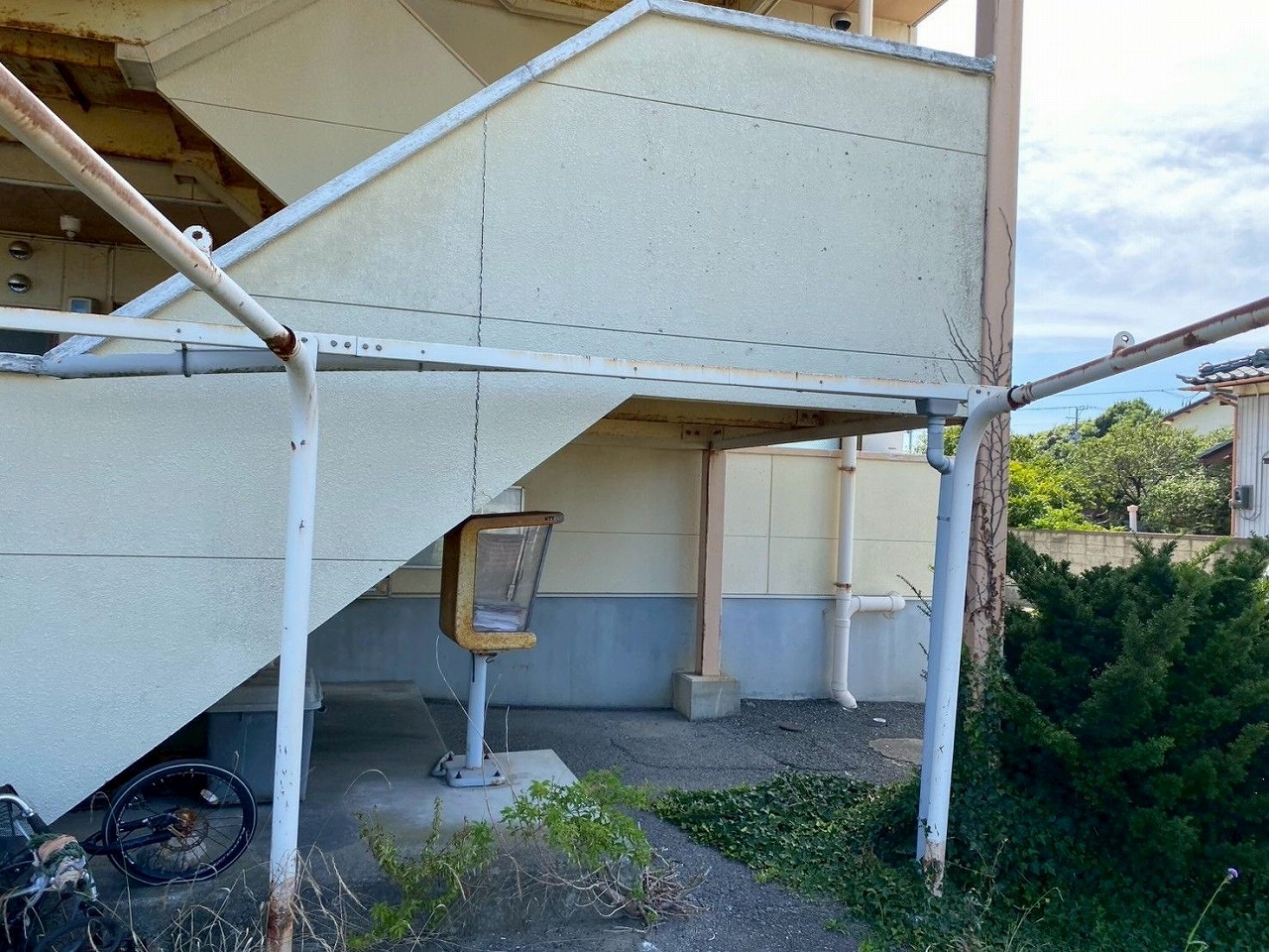 連結部分の腐食確認