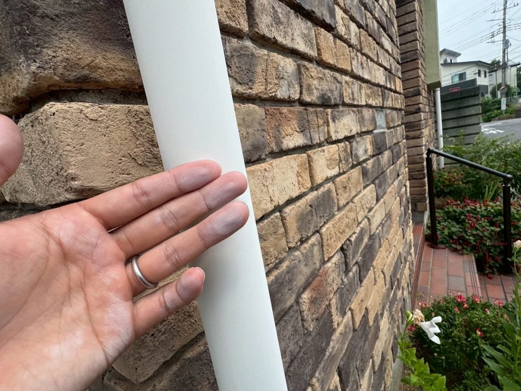 雨樋のチョーキング