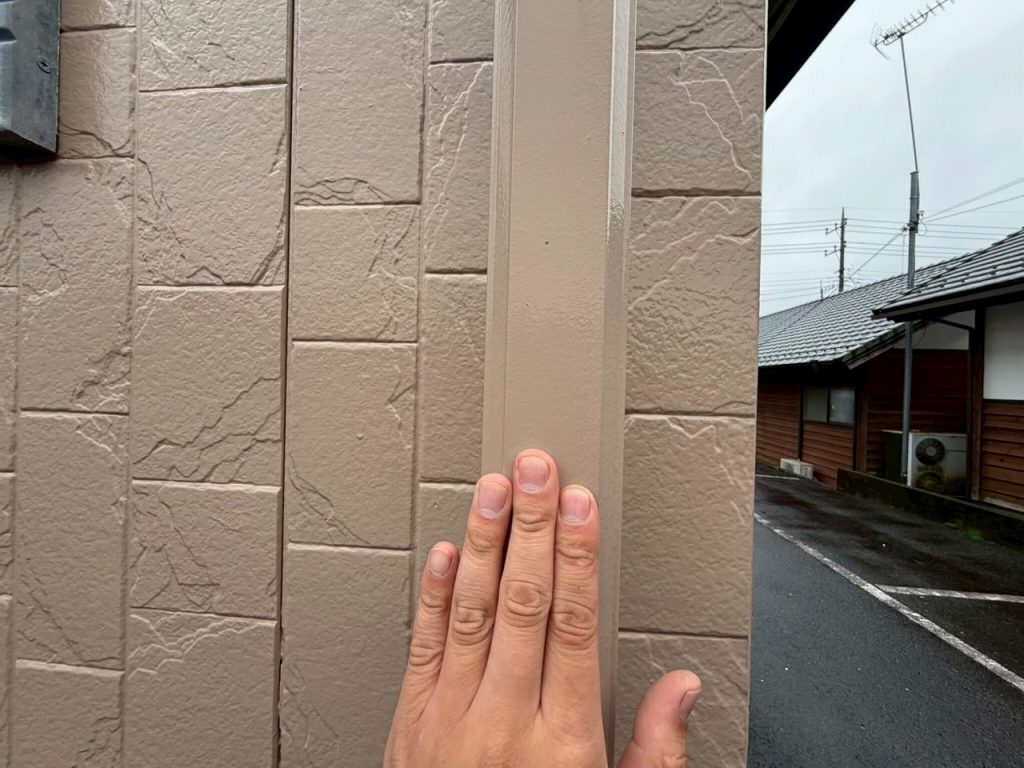 外壁目地のやせ確認