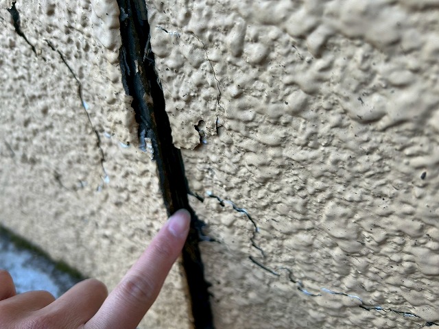 目地の劣化写真