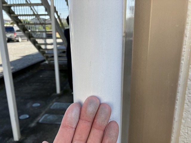鉄部塗膜の摩耗