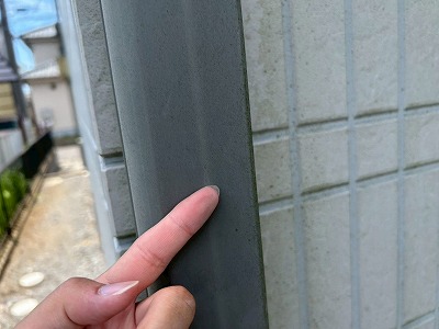 色あせた付帯部