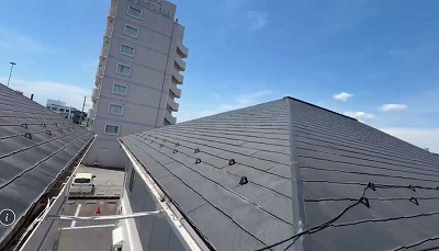 屋根の別角度の写真