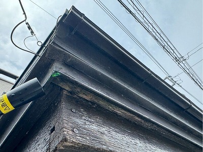 軒先まわりの発光確認
