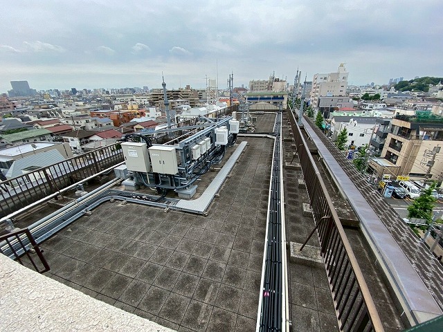 屋上全体の設備配置と動線の確認