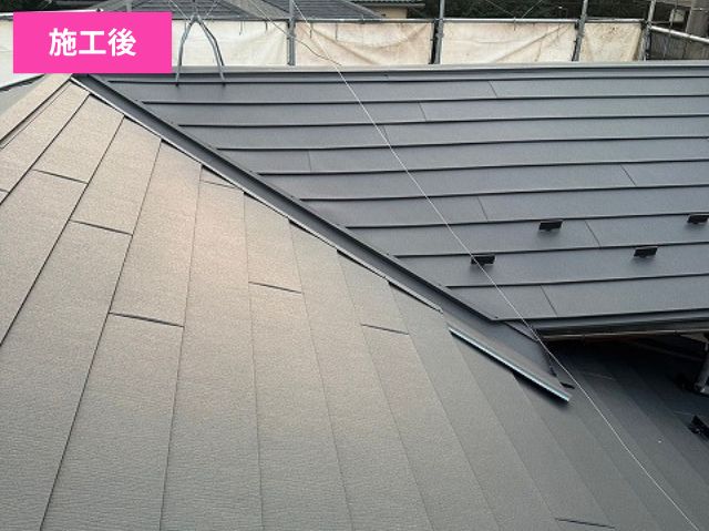 屋根葺き替え施工後