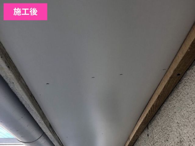 軒天張り替え後