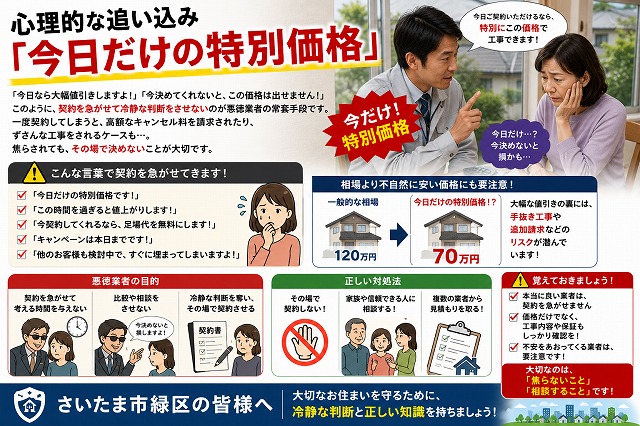 悪徳業者が蔓延っています。ご注意ください！