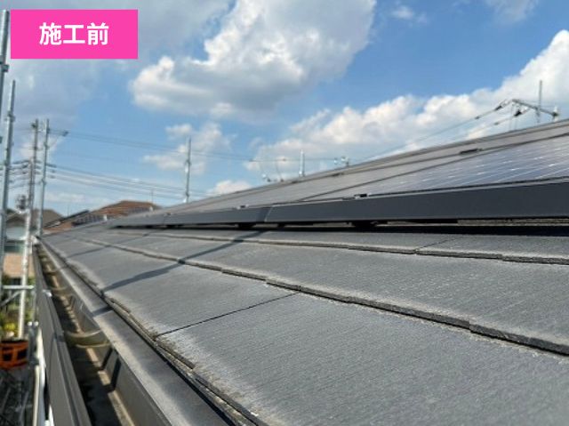 雪止め設置工事施工前