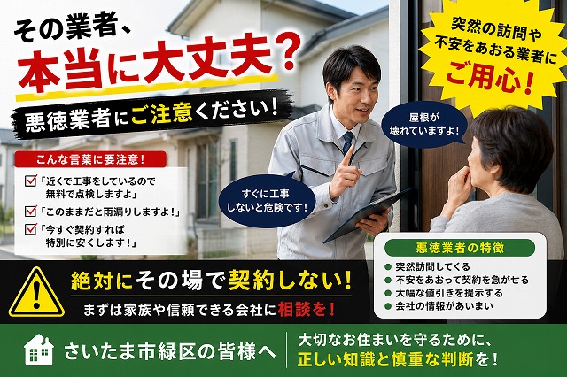 悪徳業者が蔓延っています。ご注意ください！