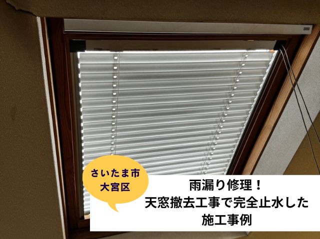 さいたま市大宮区天窓工事施工事例