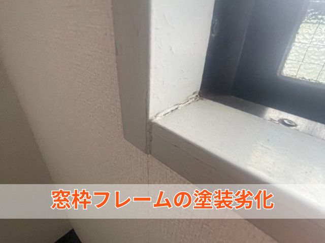 フレーム塗装剥がれ 