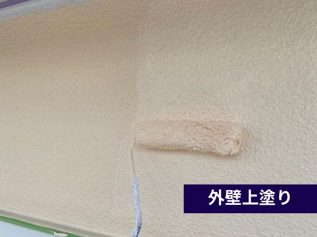 外壁上塗り