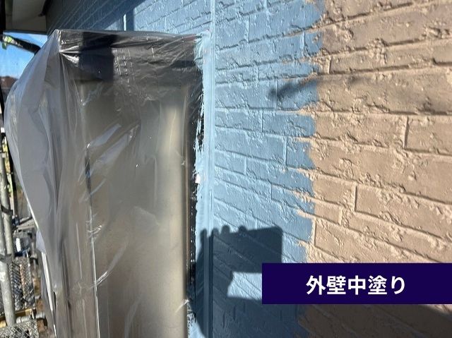 外壁中塗り