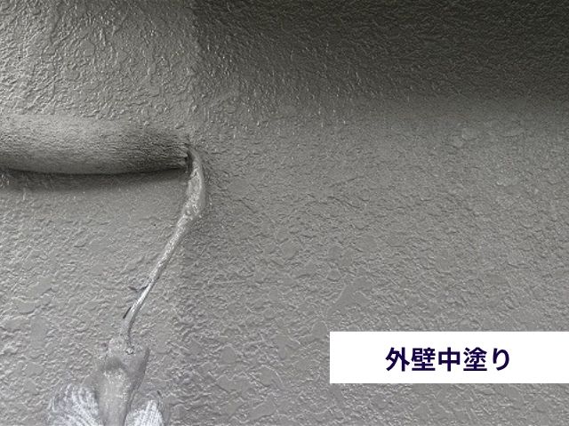 外壁中塗り