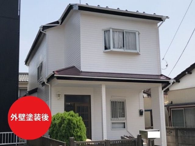 外壁塗装 施工後