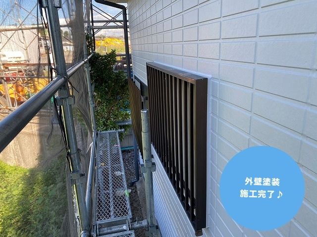 外壁施工完了１F