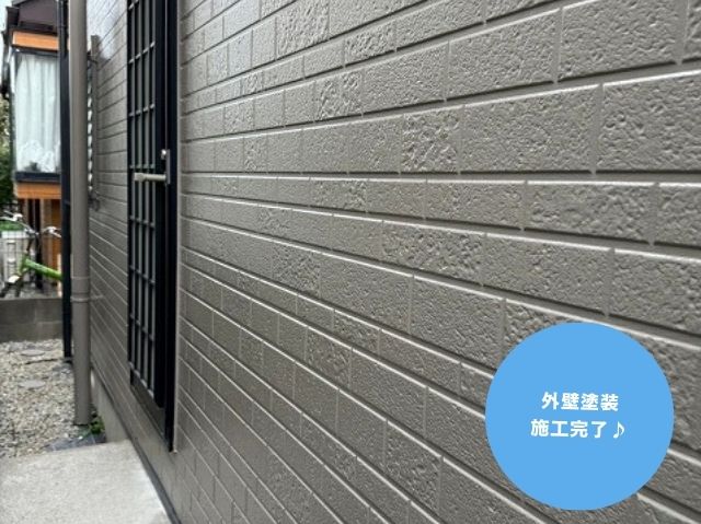 外壁施工完了１F