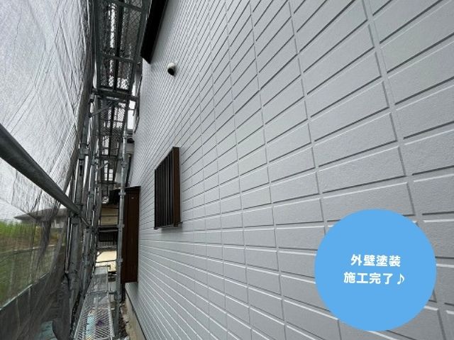 外壁施工完了１F