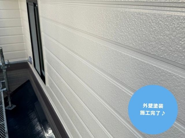 外壁施工完了２F