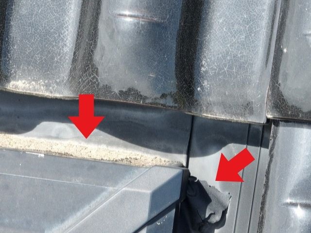 天窓周り部材の劣化 (3)