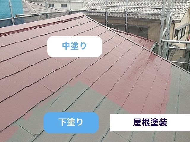 屋根塗装作業