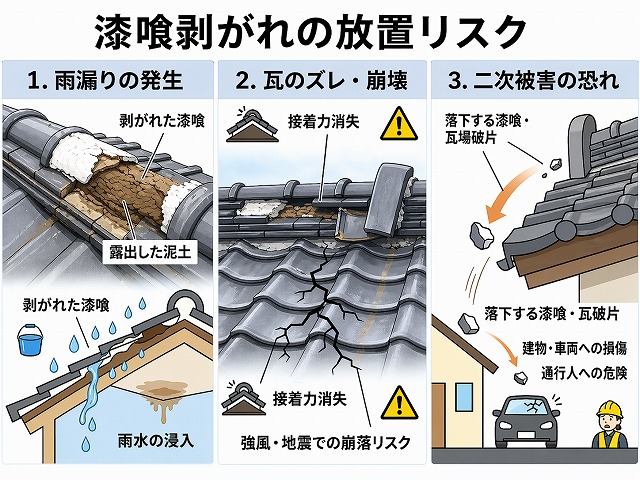 漆喰剥がれのリスク