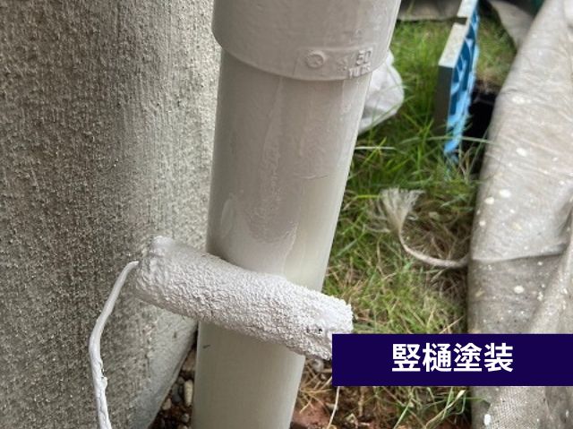 竪樋塗装