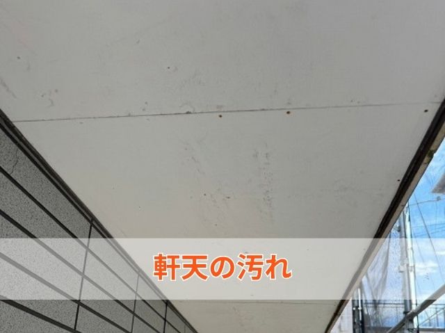 軒天の汚れ